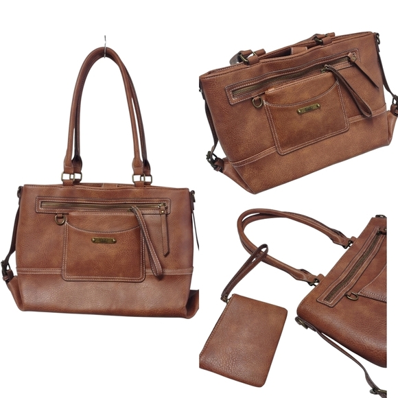 boc Handbags - BOC Saddle Amherst Satchel Satchel Women Brown Handbags